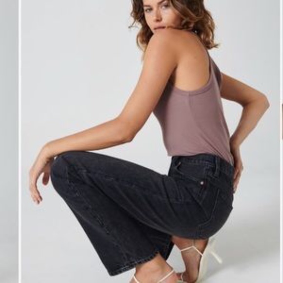 NWT Denim Forum The Patti Mid Rise Straight Jean - Size 31 - Picture 2 of 5